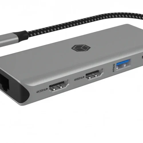 IcyBox ICY BOX IB-DK4012-CPD 9in1 2x HDMI 4K60Hz
