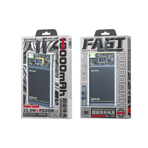 Alternative view of WEKOME външна батерия 1000 mAh Super Charging with int