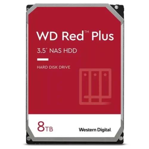Western Digital червен Plus 8TB 3.5 inch CMR 256MB/5640RPM Class Hard Drive