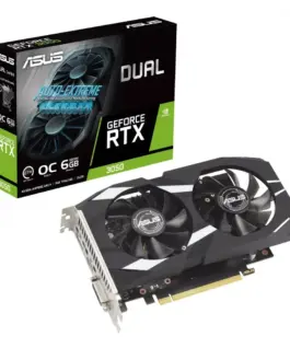 Asus видео карта GeForce RTX 3050 DUAL OC 6GB GDDR6 96bit DP/HDMI