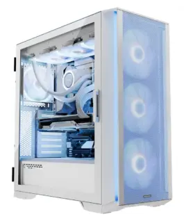 MODECOM Компютър cases ARGB HORIZON FLOW MIDI бял