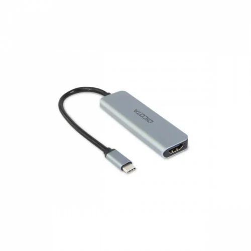 Alternative view of DICOTA USB-C 5-in-1 Video Hub 4K PD 100W