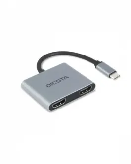DICOTA USB-C Portable 4-in-1 D ock 4K 2xHDMI 100W PD