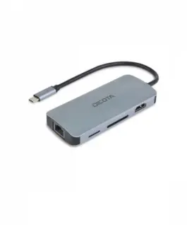 DICOTA USB-C 8-in-1 Multi Hub 4K PD 100W