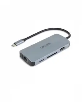 DICOTA USB-C 8-in-1 Multi Hub 4K PD 100W