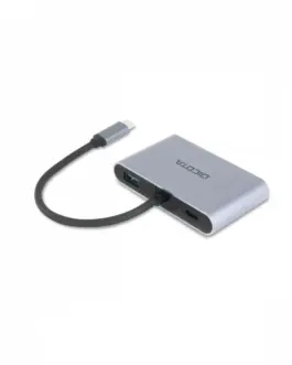 Alternative view of DICOTA USB-C Portable 5-in-1 Dock 4K HDMI/DP PD 100W