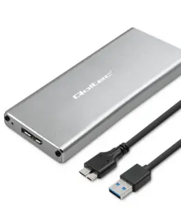 Qoltec Enclosure M.2 SSD drive SATANGFFUSB 3.02TB