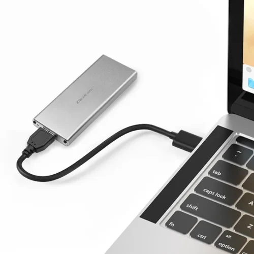 Alternative view of Qoltec Enclosure M.2 SSD drive SATA,NGFF,USB 3.0,2TB