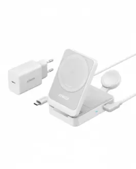 Anker MagGo 3-in-1 15W foldable бял EU