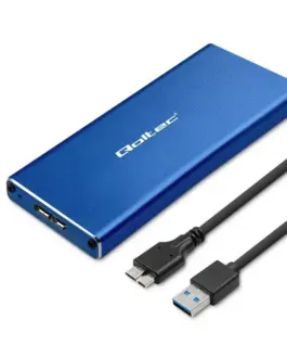 Qoltec Enclosure M.2 SSD drive SATANGFFUSB3.02TB