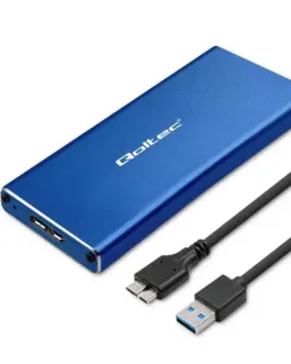 Qoltec Enclosure M.2 SSD drive SATANGFFUSB3.02TB