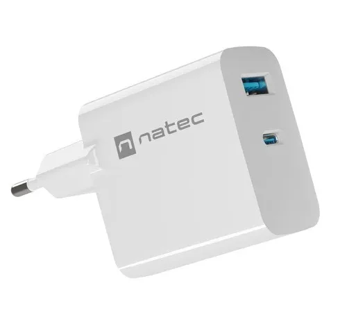 Alternative view of Natec RiberaGAN USB 45W мрежово зарядно