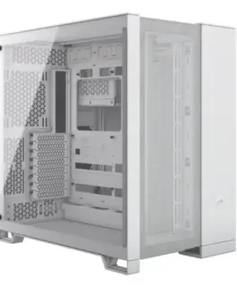 Corsair Case 6500D Airflow Dual Chamber бял Mid-Tower
