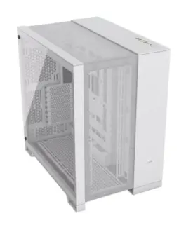 Alternative view of Corsair Case 6500D Airflow Dual Chamber бял Mid-Tower