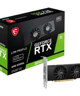 MSI видео карта GeForce RTX 3050 LP 6G OC 6GB GDDR6 96bit DP/2HDMI