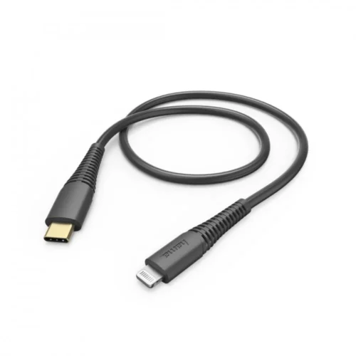 Hama charging data кабел USB- C lightning 1,5m черен