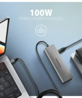 AXAGON HMC-5H USB hub 5in1 5Gb ps