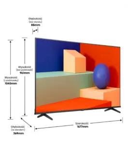 Alternative view of Hisense TV LED 75 inches 75A6K