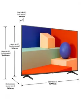 Alternative view of Hisense TV LED 75 inches 75A6K