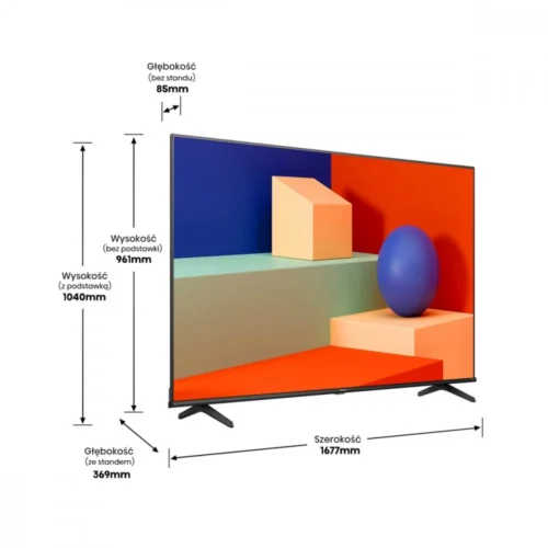 Alternative view of Hisense TV LED 75 inches 75A6K