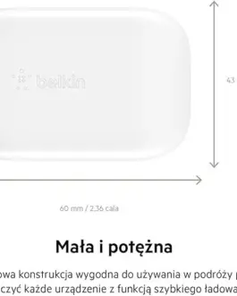 Alternative view of Belkin BOOST CHARGE 30w USB-C PD PPS + cabel USB-C