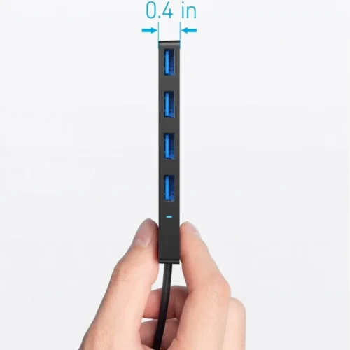 Alternative view of Anker Anker 4-in-1 data hub 5Gbps черен USB-C