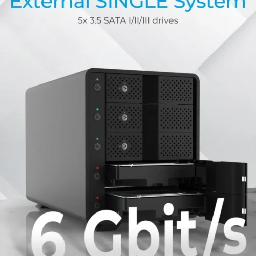 IcyBox ICY BOX IB-3805-C31 external case for 5 HDD