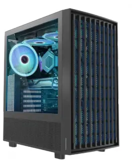 MODECOM кутия за компютър Breeze ARGB FLOW Midi черен