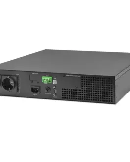 Qoltec UPS for RACK, 1kVA 1000W. PF 1.0, LCD
