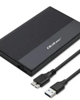 Qoltec Enclosure for SSD HDD 2.5driveSATAUSB3.02T