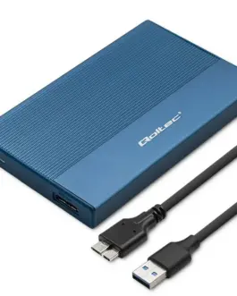 Qoltec Enclosure for SSD HDD 2.5SATAUSB 3.02TB