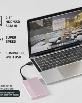 Alternative view of Qoltec Enclosure for SSD HDD 2.5drive,SATA,USB3.0,2T
