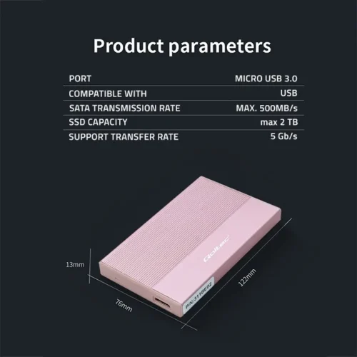 Qoltec Enclosure for SSD HDD 2.5drive