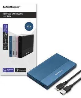 Alternative view of Qoltec Enclosure for SSD HDD 2.5,SATA,USB 3.0,2TB