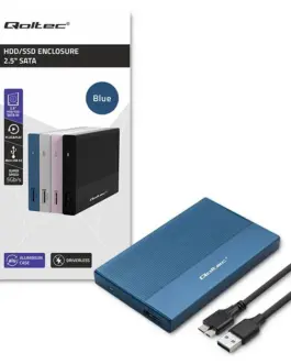 Alternative view of Qoltec Enclosure for SSD HDD 2.5,SATA,USB 3.0,2TB