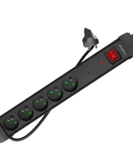 Lanberg Power strip 5.0m 5×230 cz SP1-05E-0500-B