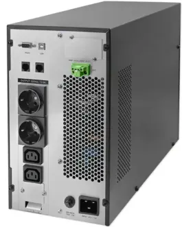 Alternative view of Qoltec UPS 3kVA, 3000W, PF 1.0 LCD, EPO, USB, On line