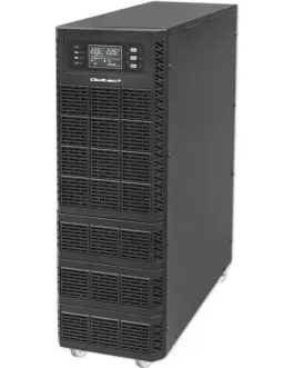 Qoltec UPS 10kVA, 10000W, PF1.0 LCD, EPO, USB, On line