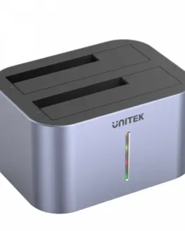 Unitek Dual-Bay SATA Reader 25 /35 ;CLONE ;5 Gbps