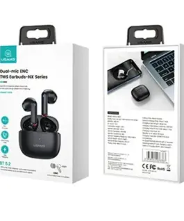 Alternative view of USAMS Bluetooth слушалки TW S 5.2 NX10 Dual mic черен