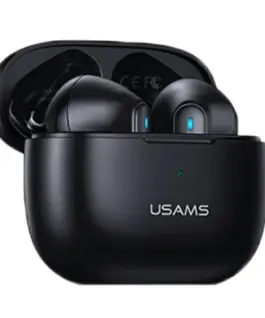 USAMS Bluetooth слушалки TW S 5.2 NX10 Dual mic черен