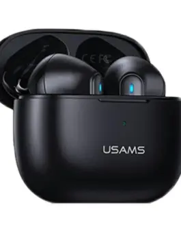 USAMS Bluetooth слушалки TW S 5.2 NX10 Dual mic черен