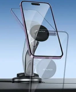 Alternative view of AWEI Magnetic holder X45 windshield or cockpit