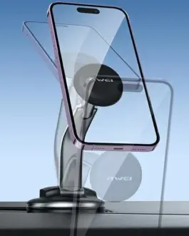 Alternative view of AWEI Magnetic holder X45 windshield or cockpit