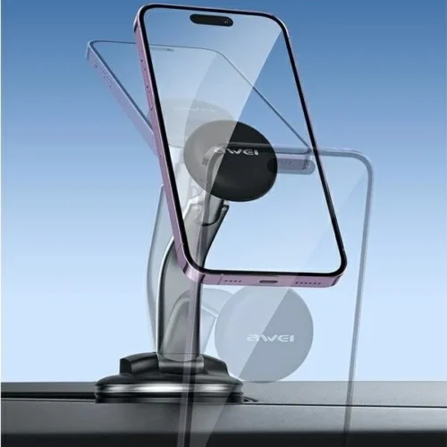 Alternative view of AWEI Magnetic holder X45 windshield or cockpit