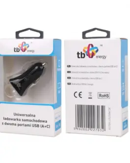 Alternative view of TB зарядно за кола USB A+C Quick Charge