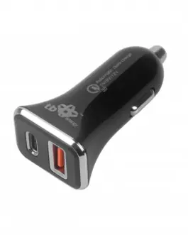 TB зарядно за кола USB A+C Quick Charge