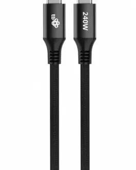 TB кабел USB C - USB C 1m 240W черен