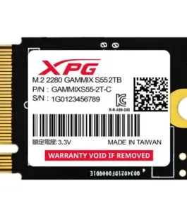 Adata SSD диск XPG GAMMIX S55 2TB PCIe 4x4 5/3.2GB/s M2230