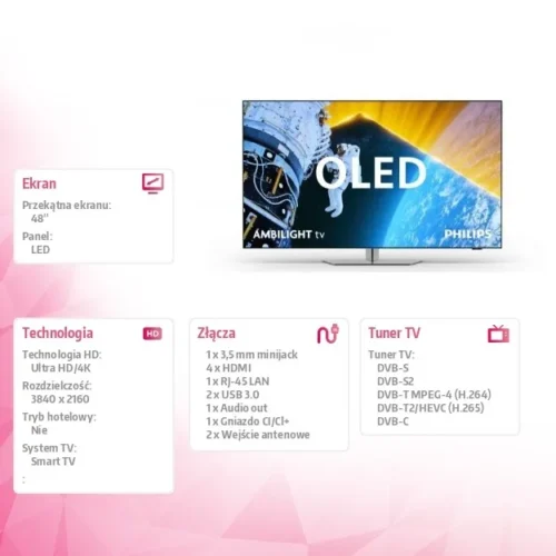 Alternative view of Philips TV 48 inches OLED 48OLED819/12